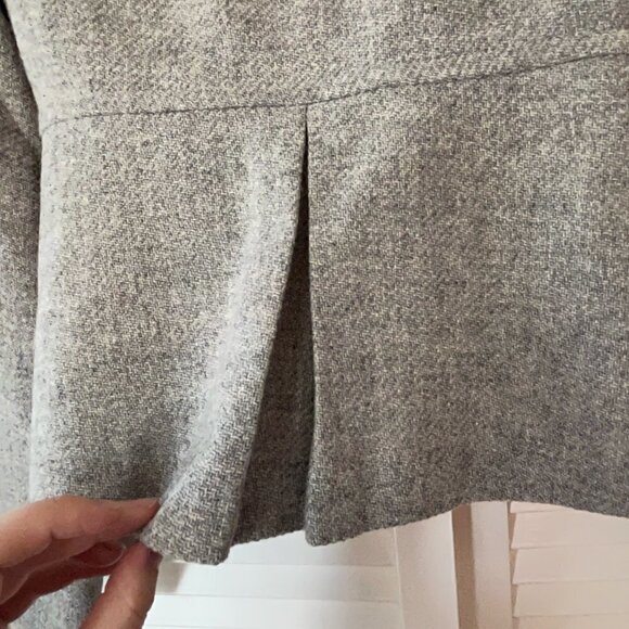 Banana Republic grey wool-blend peacoat military inspired XS - Picture 6 of 6